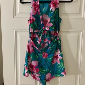 Show me your mumu front tie romper